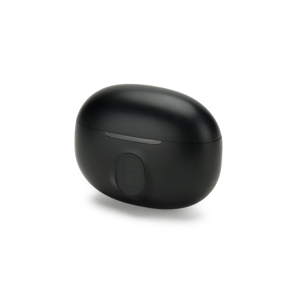 FONES DE OUVIDO WIRELESS COM AUTONOMIA DE 4H (200 MAH), EM ABS 100% RECICLADO