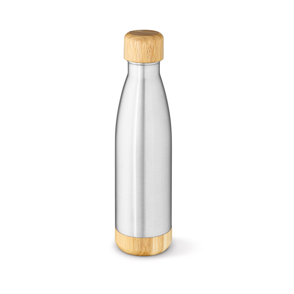 GARRAFA TÉRMICA EM AÇO INOX 90% RECICLADO DE PAREDE DUPLA ISOLADA A VÁCUO (800 ML)