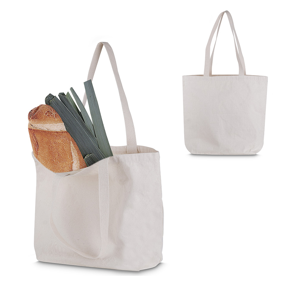 SACOLA EM ALGODÃO 280G/M² (40X38X10CM)
