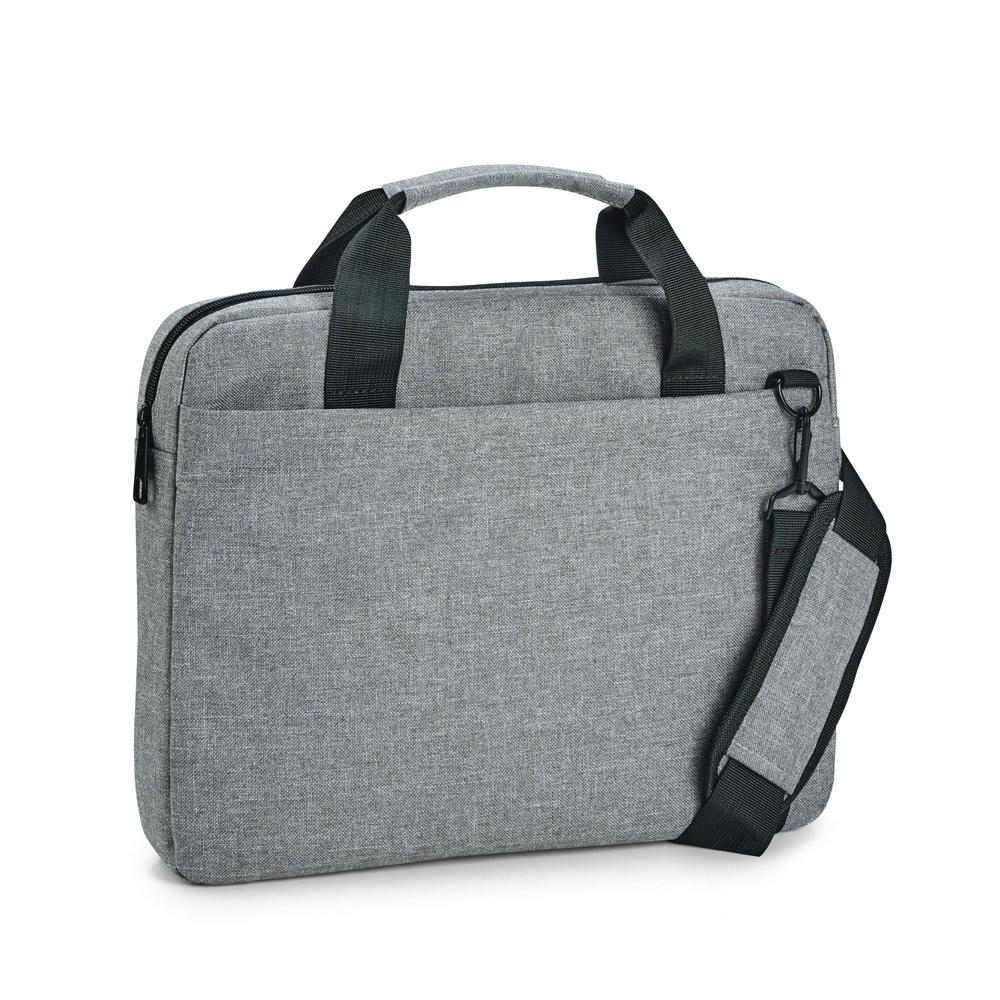 PASTA PARA NOTEBOOK (14'') EM 600D DE ALTA DENSIDADE COM COMPARTIMENTO FORRADO E ALMOFADADO