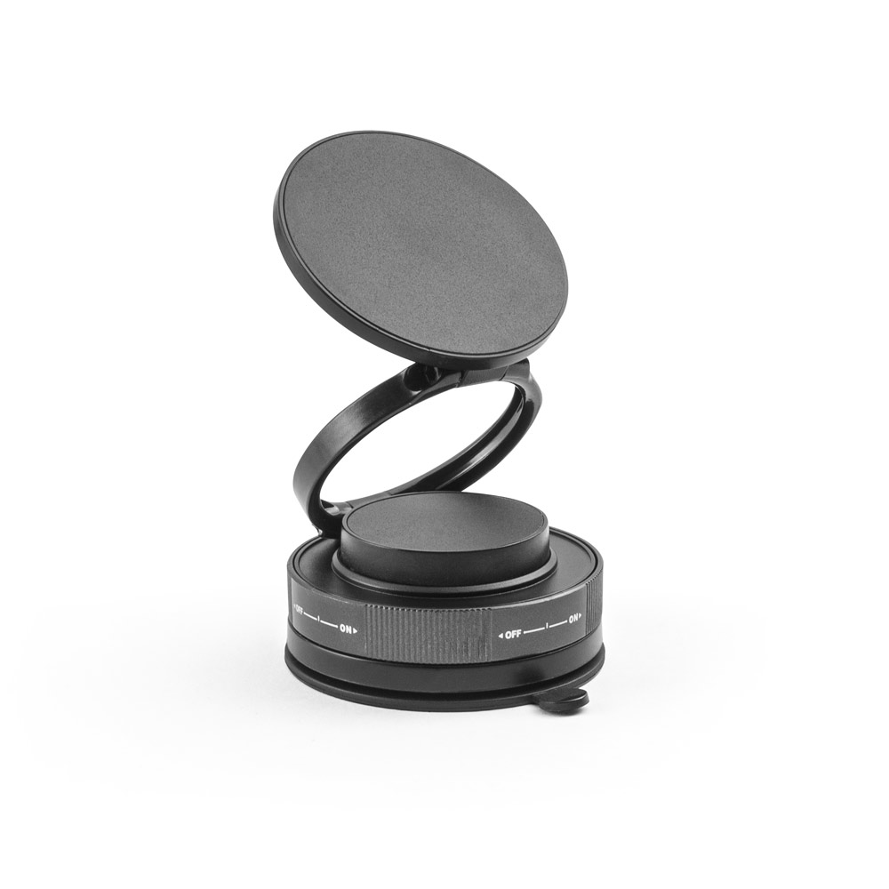 SUPORTE MAGNÉTICO PARA CELULAR COM SISTEMA DE FIXAÇÃO EM VÁCUO PARA SUPERFÍCIES LISAS E NÃO LISAS (ROTAÇÃO DE 360º)