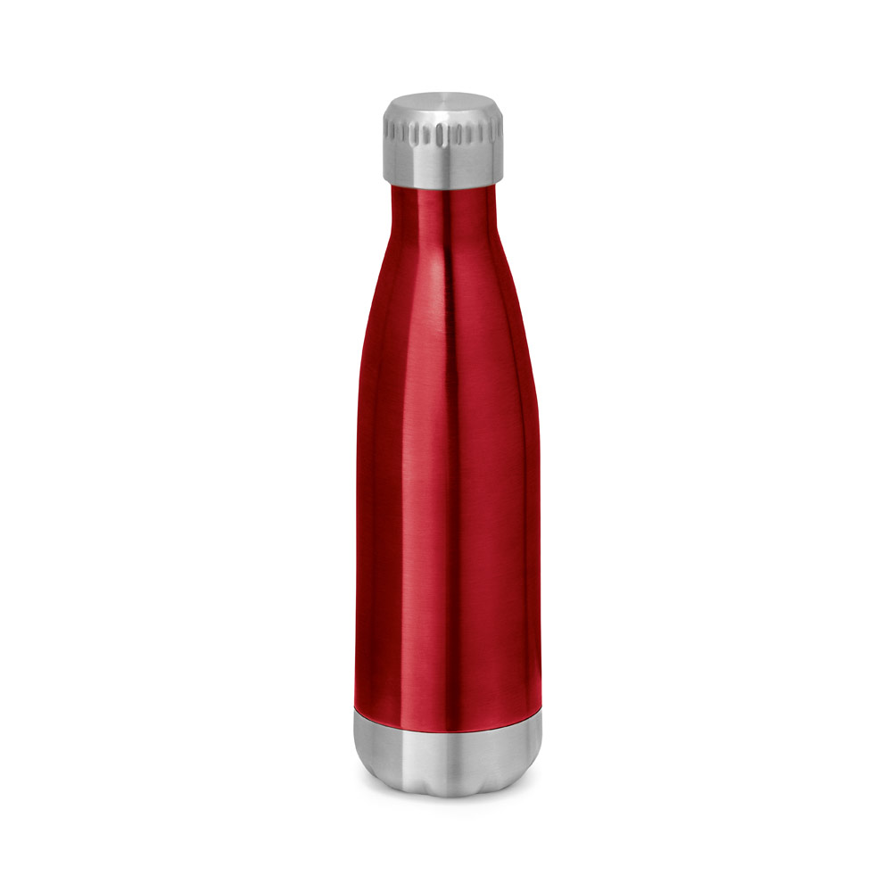 GARRAFA TÉRMICA EM AÇO INOX DE PAREDE DUPLA ISOLADA A VÁCUO (510 ML)