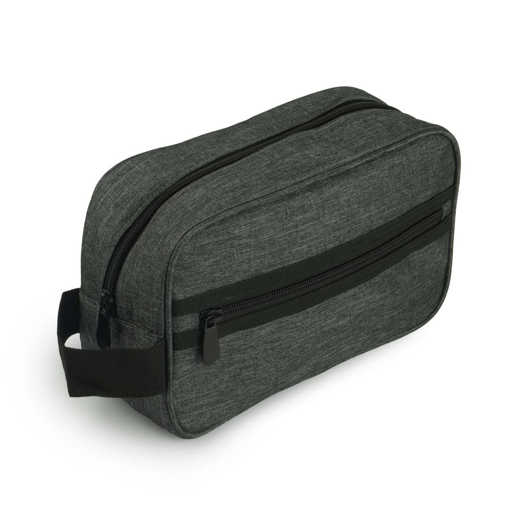 NÉCESSAIRE EM POLIÉSTER 300D - PRETO