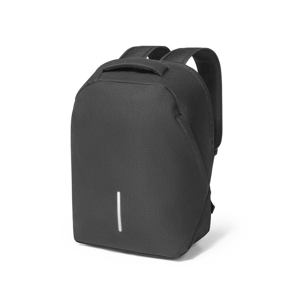 MOCHILA COM SISTEMA ANTIRROUBO PARA NOTEBOOK (15'6") EM 600D E RIPSTOP (17 L)