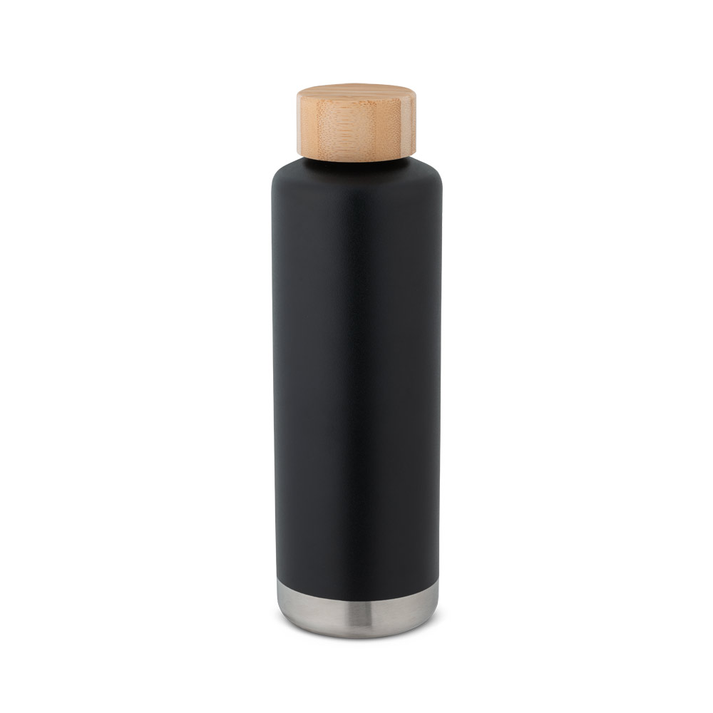 GARRAFA TÉRMICA EM AÇO INOX DE PAREDE DUPLA ISOLADA A VÁCUO (640 ML)