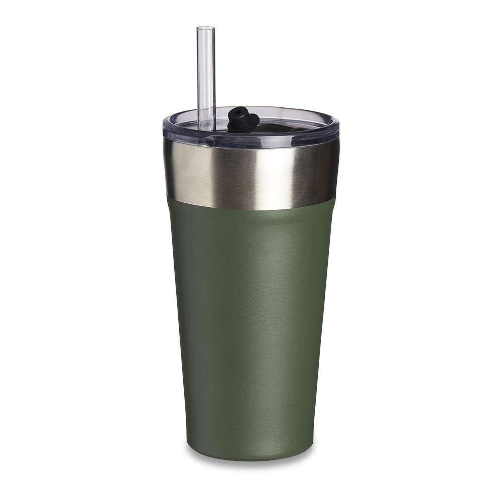 COPO TÉRMICO C/ CANUDO 500ML