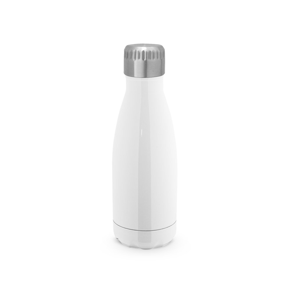 GARRAFA TÉRMICA PARA SUBLIMAÇÃO EM AÇO INOX DE PAREDE DUPLA ISOLADA A VÁCUO (380 ML)