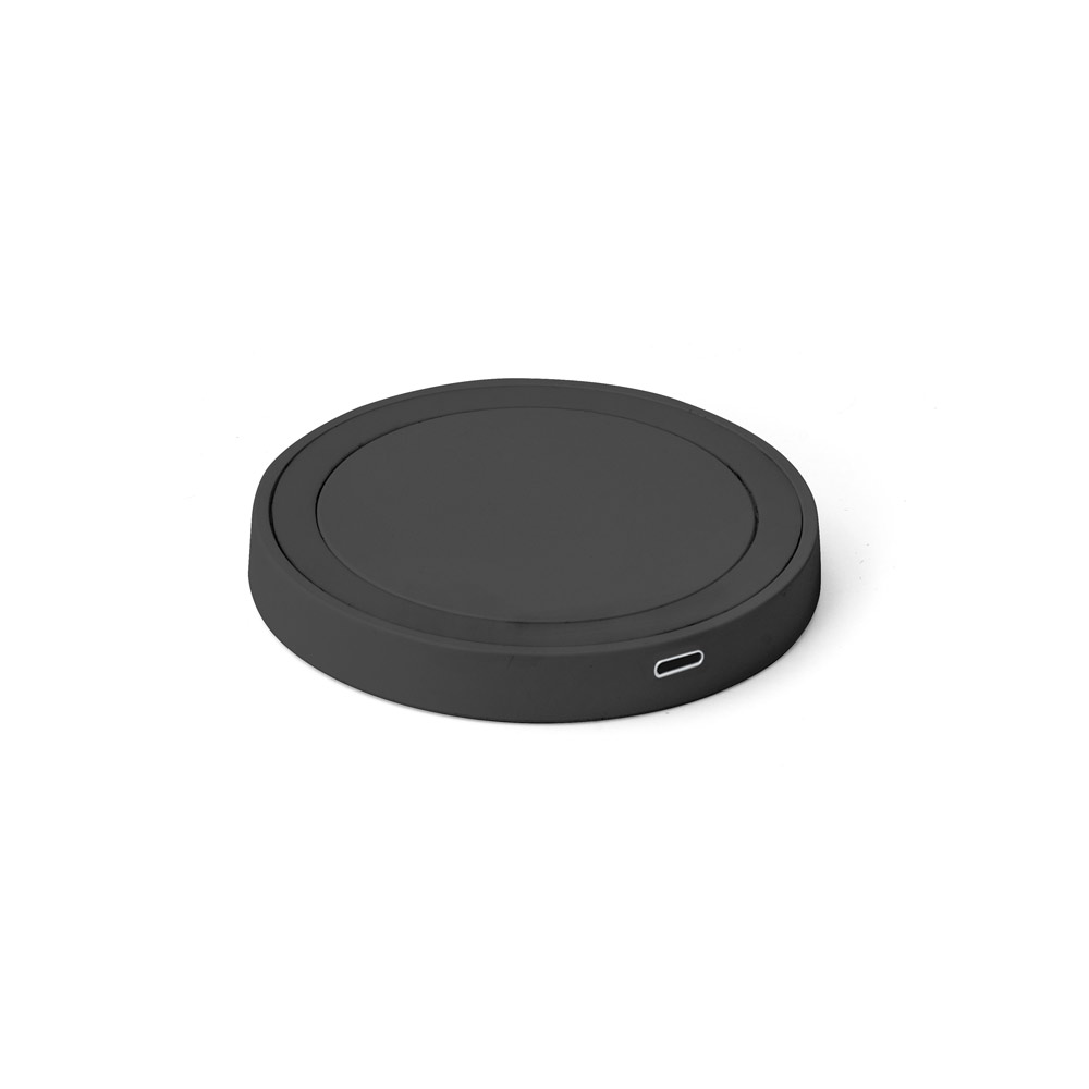 CARREGADOR POR INDUÇÃO SUPER-RÁPIDO EM ABS E SILICONE (15W)