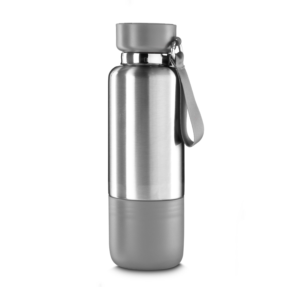 GARRAFA TÉRMICA - CINZA, 500ML