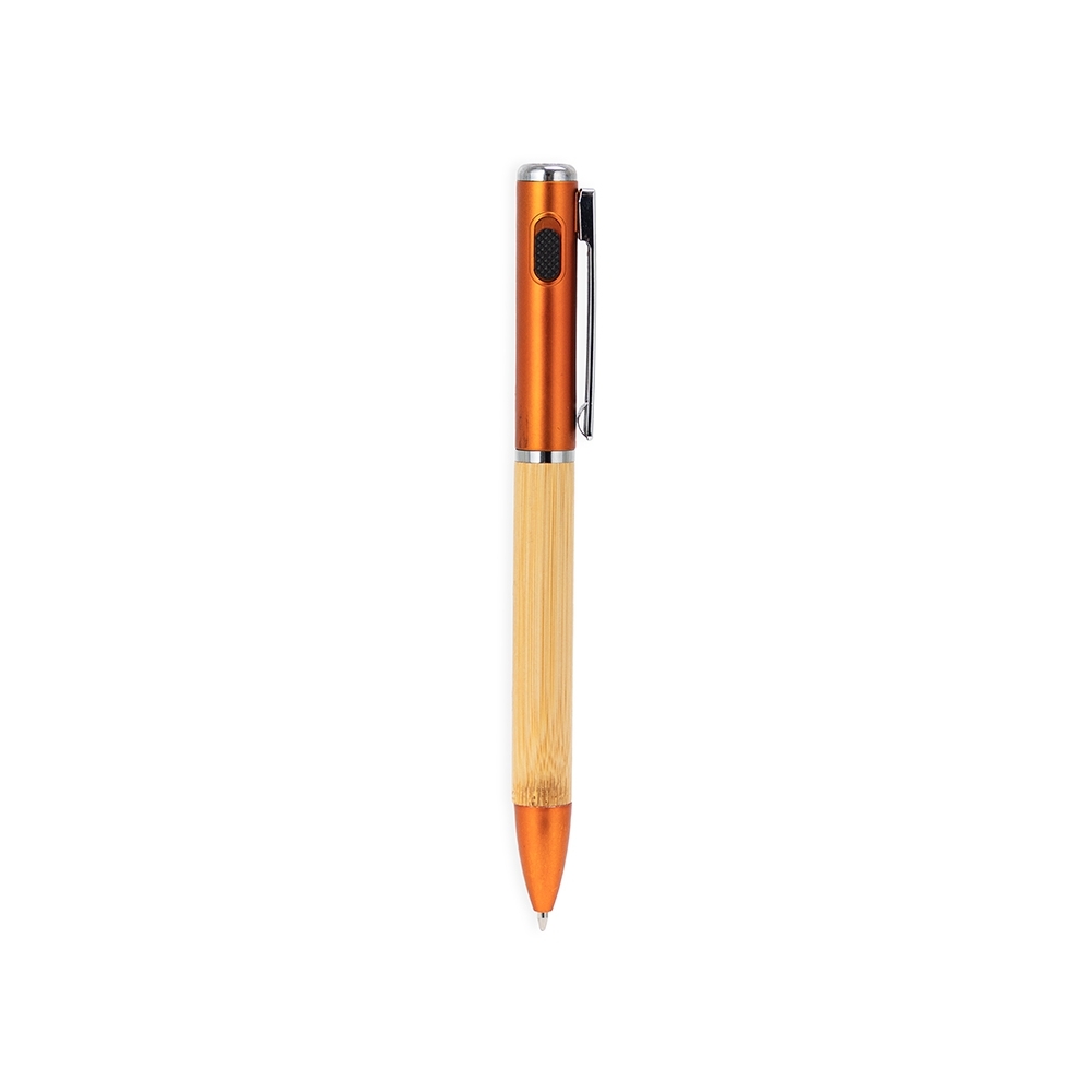 Caneta Bambu com Lanterna