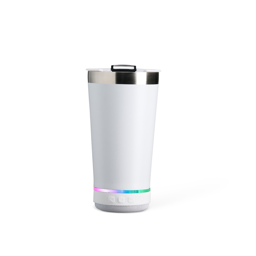 COPO TÉRMICO 400ML C/ CAIXA DE SOM