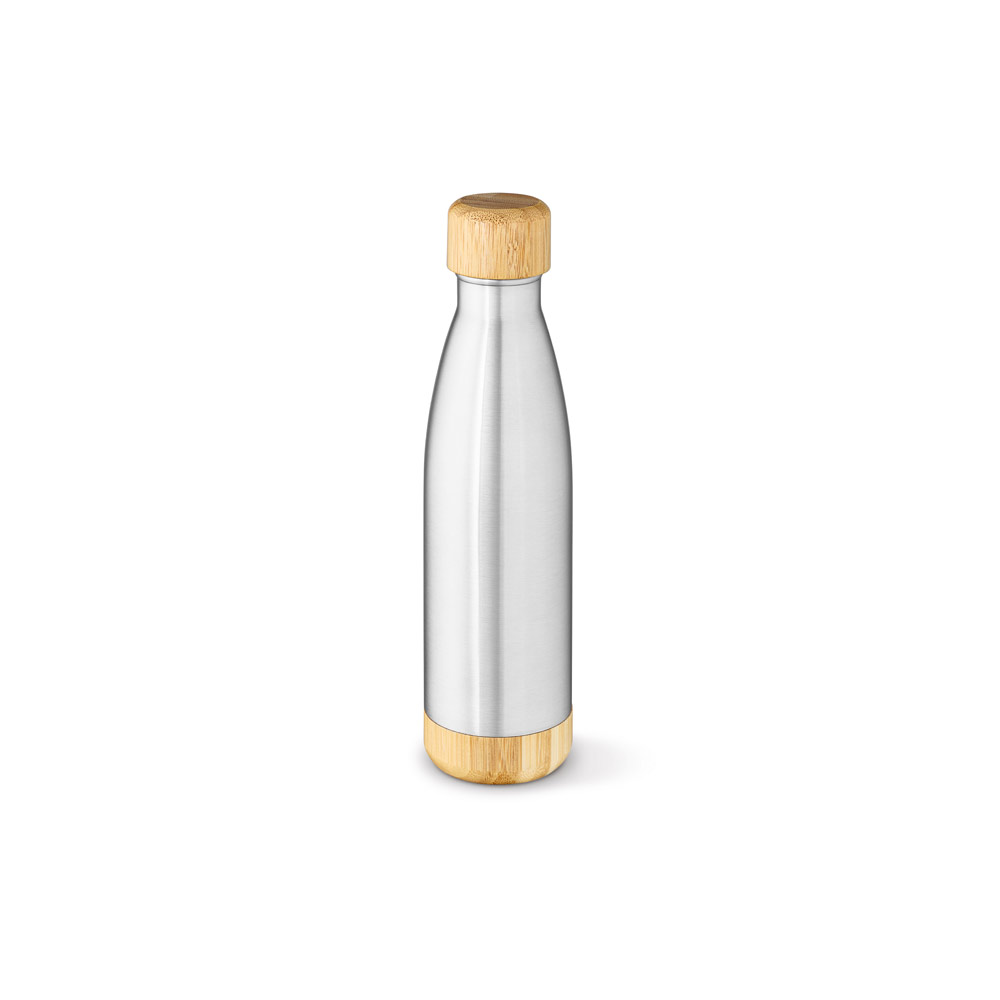 GARRAFA TÉRMICA EM AÇO INOX 90% RECICLADO DE PAREDE DUPLA ISOLADA A VÁCUO (550 ML)