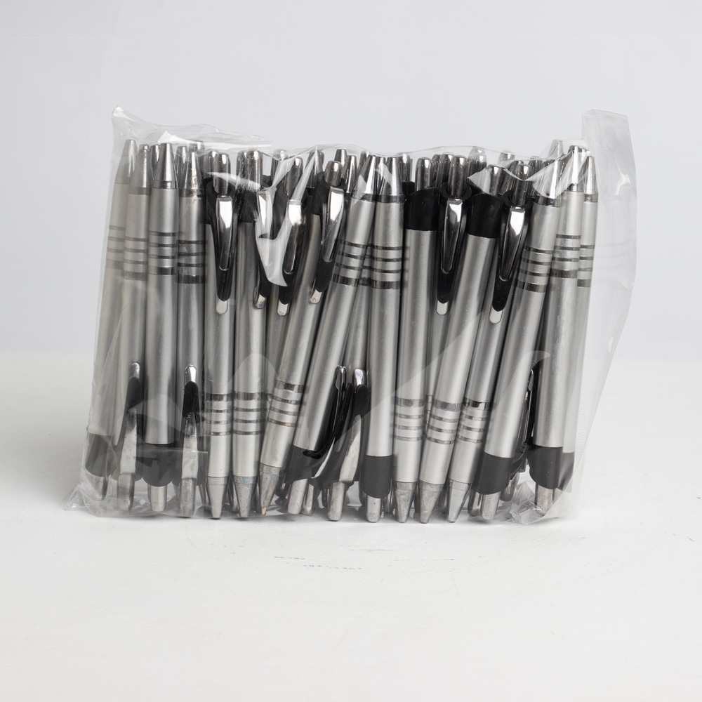 Pacote c/ 50 pçs Caneta Plástica