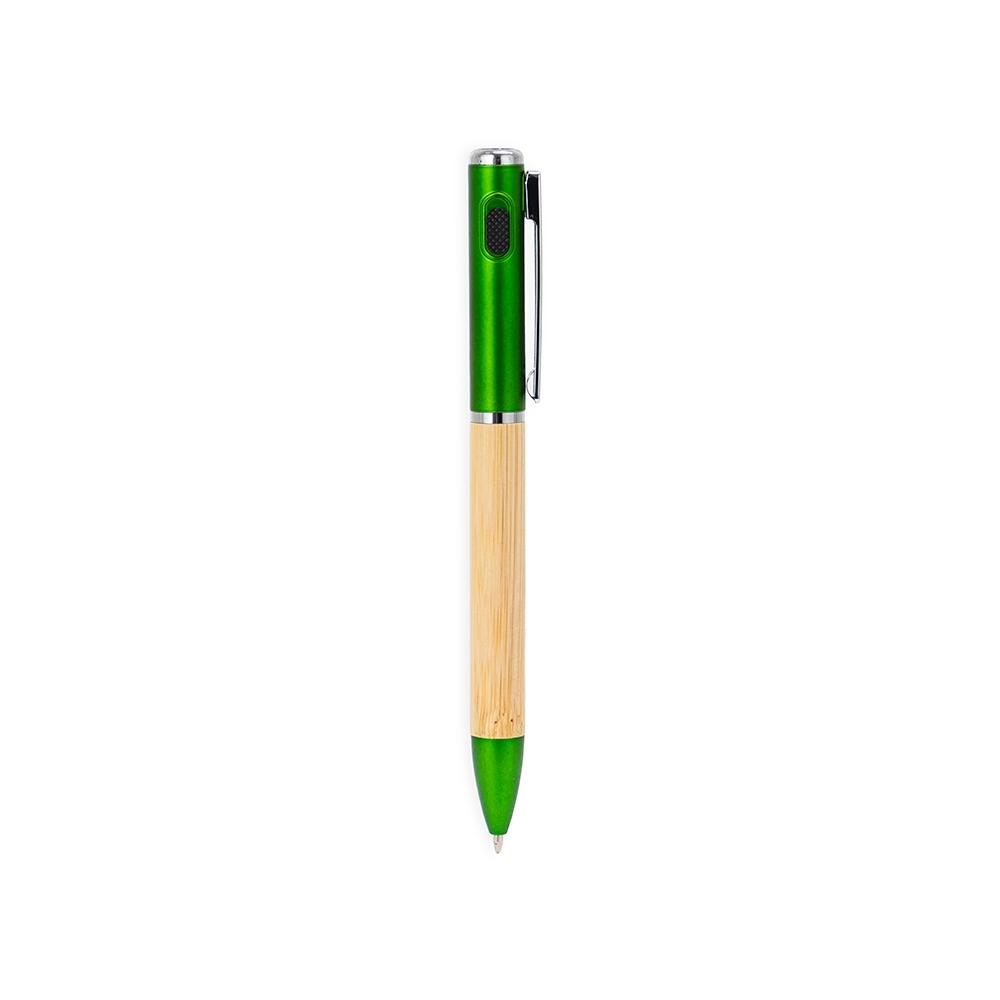 Caneta Bambu com Lanterna
