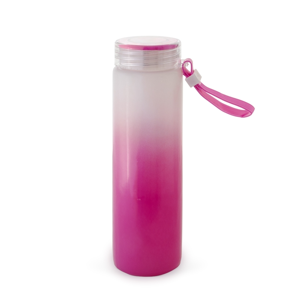 GARRAFA DE VIDRO 400ML (PODEM HAVER RISCOS NA PINTURA E/OU PEQUENAS BOLHAS NO CORPO DA GARRAFA)