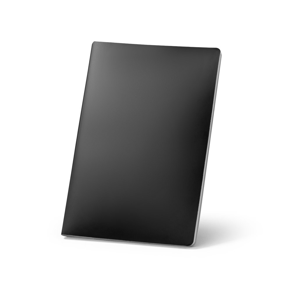 CADERNO A5 DE CAPA FLEXÍVEL EM PAPEL PEDRA (620G/M²)