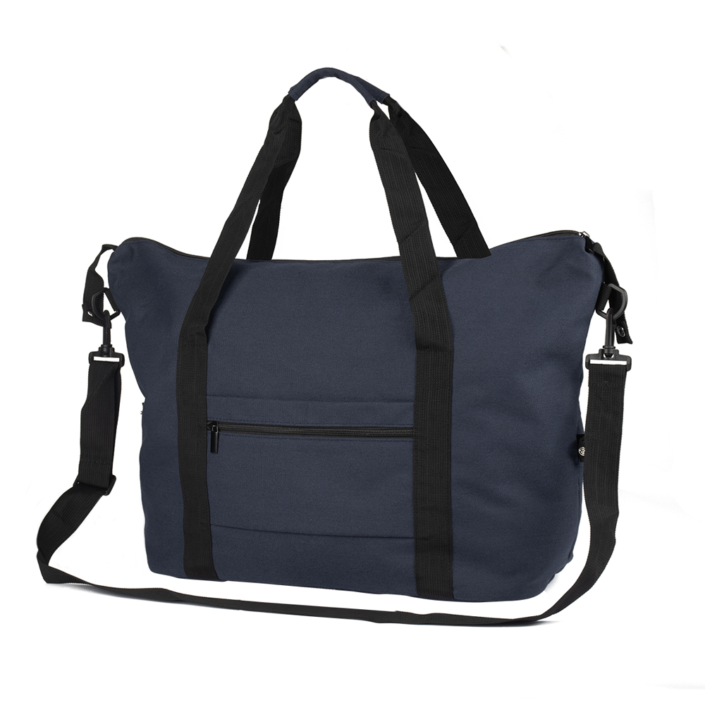 MALA ESPORTIVA EM ALGODÃO RECICLADO 340G/M2 - AZUL