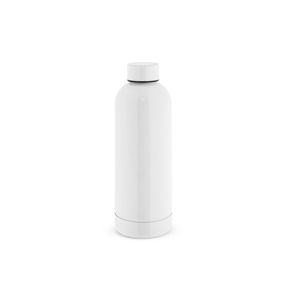 GARRAFA TÉRMICA EM AÇO INOX 90% RECICLADO DE PAREDE DUPLA ISOLADA A VÁCUO (550 ML)
