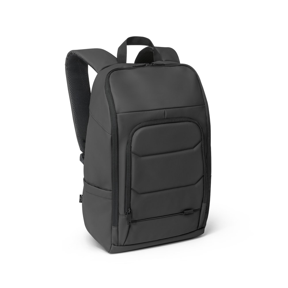 MOCHILA PARA NOTEBOOK (16") EM POLIÉSTER RECICLADO 600D DE ALTA DENSIDADE, COM REVESTIMENTO RESISTENTE À ÁGUA (19 L)