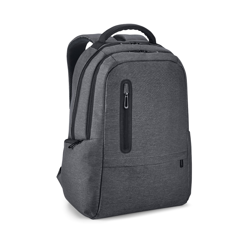 MOCHILA PARA NOTEBOOK (17'') EM NYLON 2TONE IMPERMEÁVEL COM DOIS COMPARTIMENTOS FORRADOS E ALMOFADADOS (20 L)
