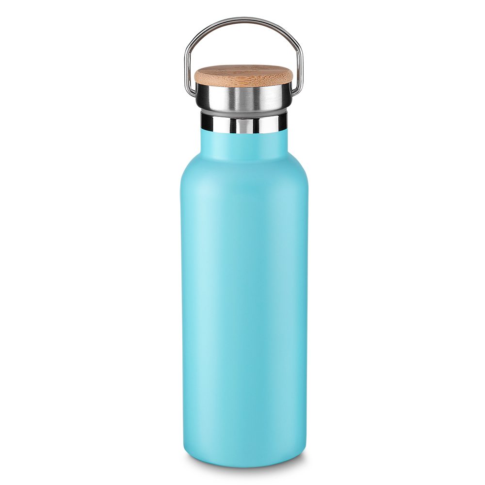 GARRAFA TÉRMICA - AZUL CIANO, 500ML