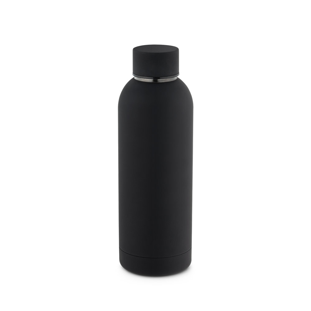 GARRAFA TÉRMICA EM AÇO INOX 36% RECICLADO DE PAREDE DUPLA ISOLADA A VÁCUO (550 ML)