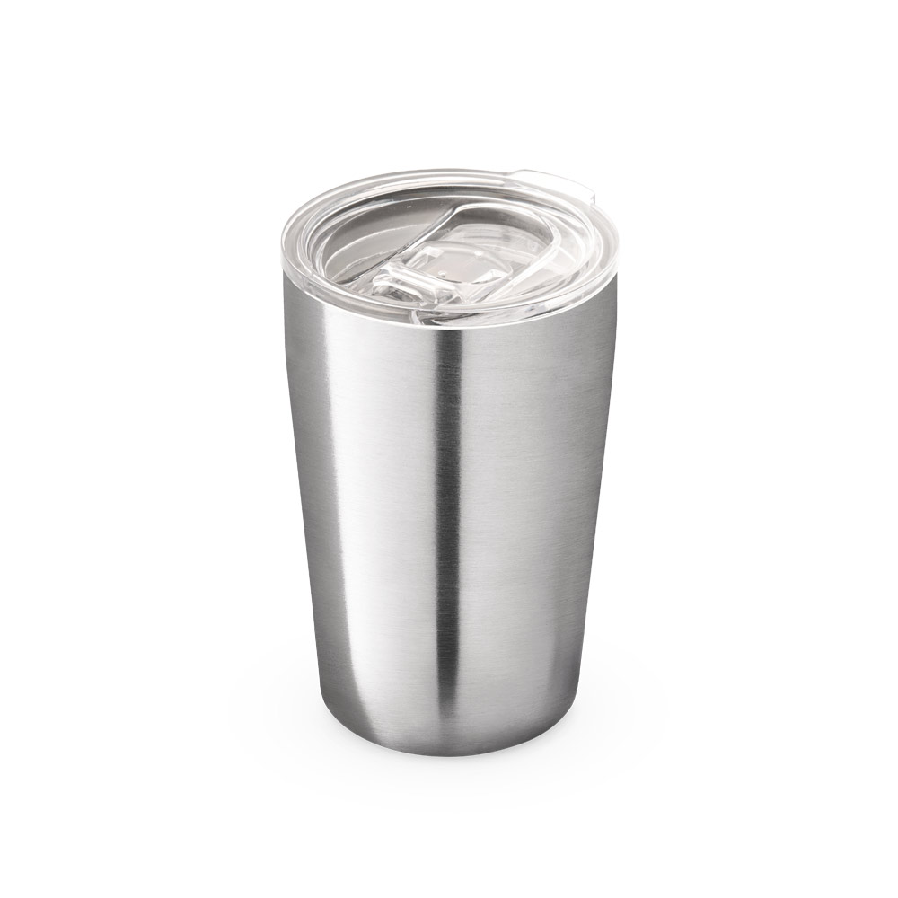 COPO DE VIAGEM TÉRMICO PARA SUBLIMAÇÃO EM AÇO INOX, DE PAREDE DUPLA ISOLADA A VÁCUO (380 ML)