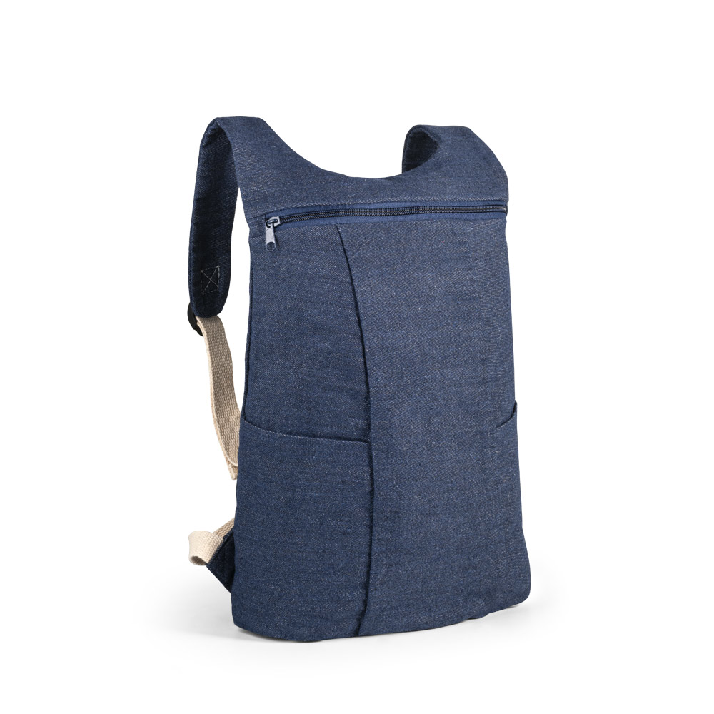 MOCHILA CASUAL EM DENIM RECICLADO 8 L (300 G/M²)
