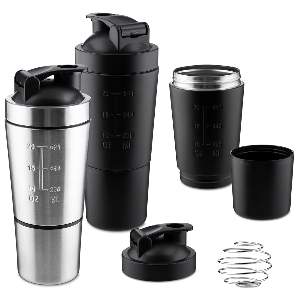 Garrafa Coqueteleira - Prata, 750ml