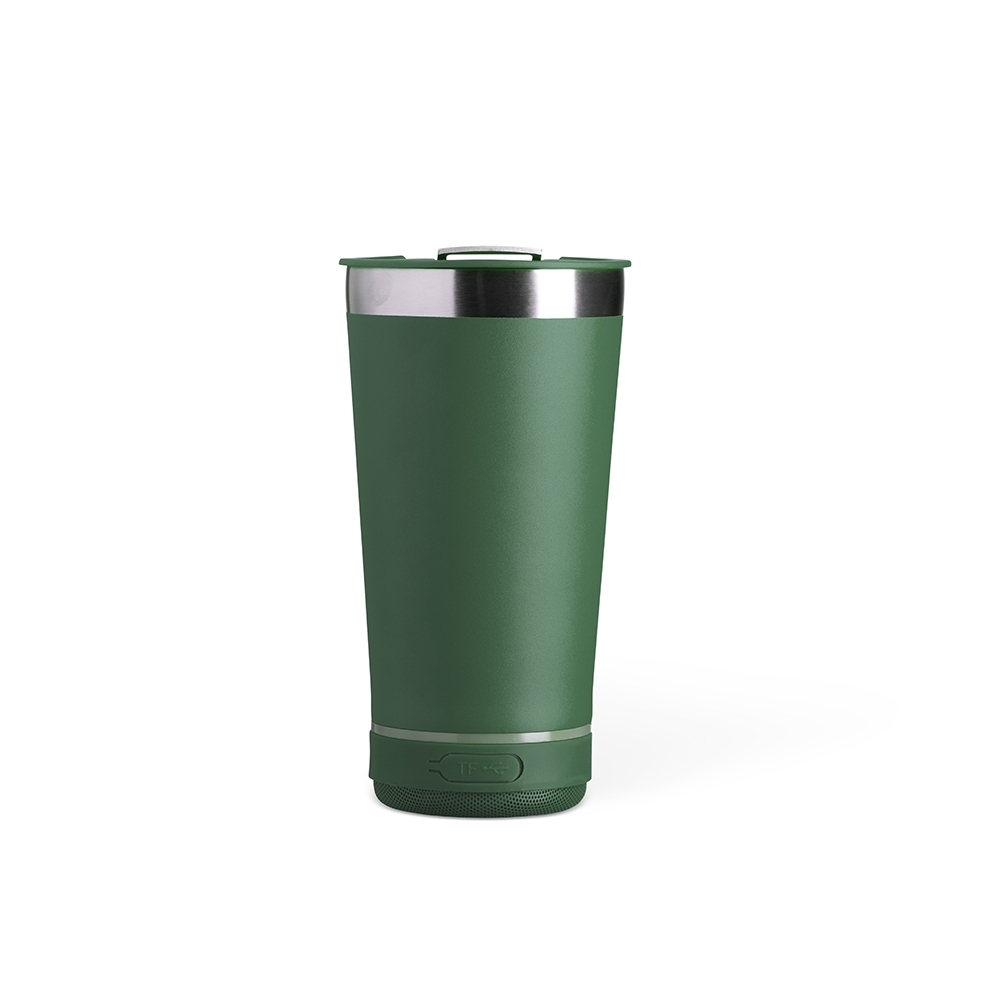 COPO TÉRMICO 400ML C/ CAIXA DE SOM