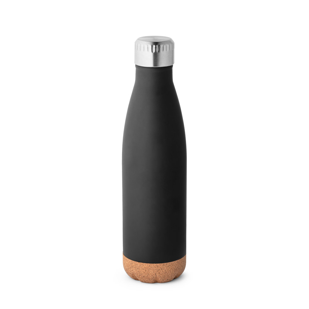 GARRAFA TÉRMICA EM AÇO INOX DE PAREDE DUPLA ISOLADA A VÁCUO (560 ML)